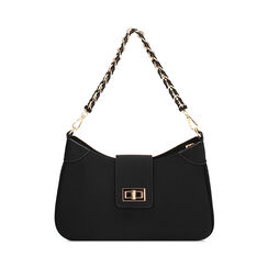 Mini bag nera elegante con catenella, Primadonna, 265125556LYNEROUNI, 001 preview