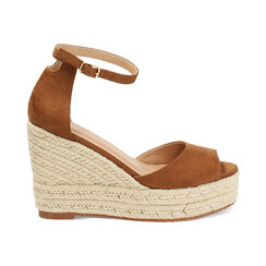 Cuñas de mujer coñac en microfibra, Primadonna, 254981950MFCOGN035, 001 preview