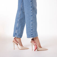 Escarpin beige talon 10,5 cm, Primadonna, 272100707RSBEIG035, 002 preview