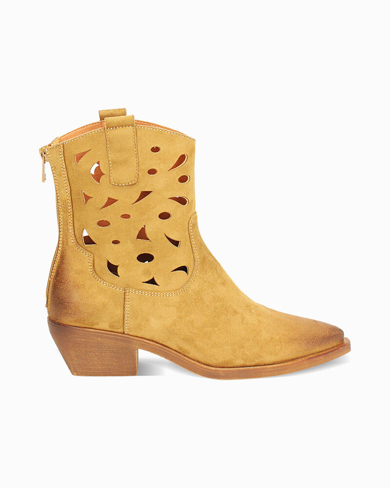 Tronchetti donna cognac in microfibra image number null