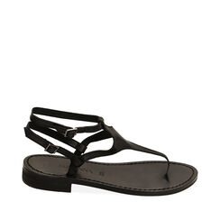 ZAPATOS FLAT PIEL NERO, Primadonna, 21B814021PENERO035, 001a