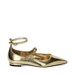 Bailarinas oro de punta, Nueva Coleccion Zapatos, 224906001LMOROG035, 001a