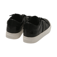 Sneakers noires en vernis, Soldés, 162619071VENERO036, 004 preview