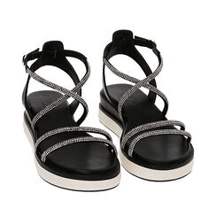 CALZATURA ZEPPA SINTETICO NERO, Primadonna, 214927232EPNERO035, 002a