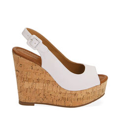 Cuñas para mujer blancas., Primadonna, 254907982EPBIAN035, 001a