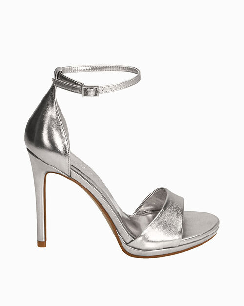 WOMEN SHOES SANDAL LAMINATED ARGE, SILVER