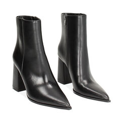 Tronchetto nero, tacco largo 9 cm, Primadonna, 244914902EPNERO036, 002 preview