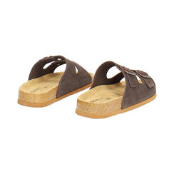 Fussbett femme marron foncé en daim, Primadonna, 25R300028CMMORO036, 003 preview