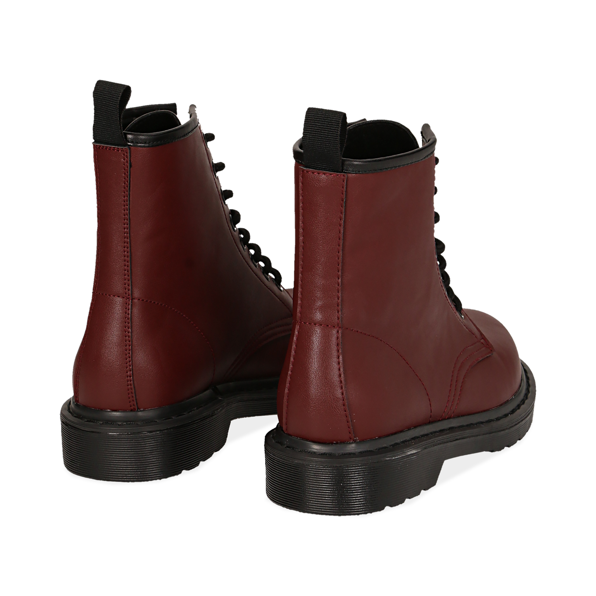 Botas militares en color bordeaux | Primadonna Collection
