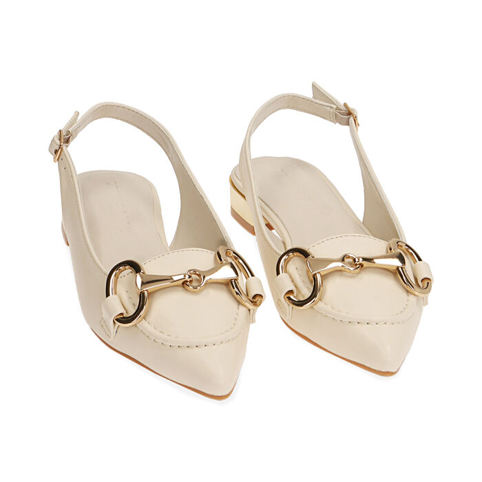 Ballerine donna panna slingback Primadonna Collection