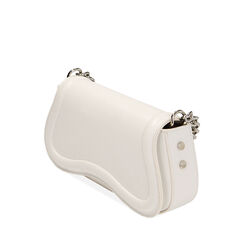 Mini bag saddle bianca, Primadonna, 215124731EPBIANUNI, 002a