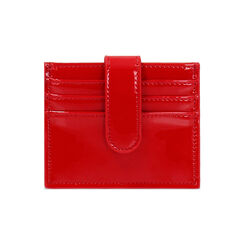Portafoglio donna rosso in vernice, Primadonna, 255127712VEROSSUNI, 001 preview