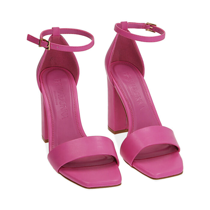 Sandali donna fucsia tacco 9 cm Primadonna Collection