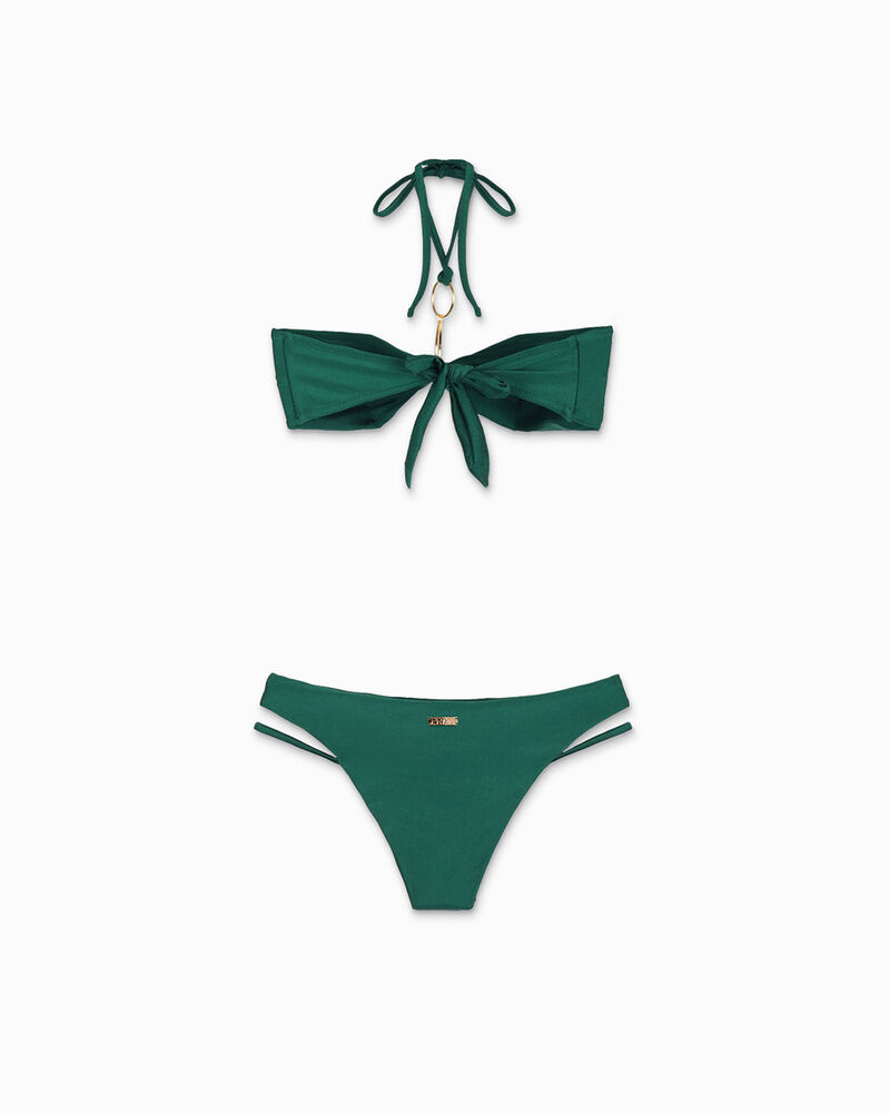 Bikini da donna verde a fascia image number null