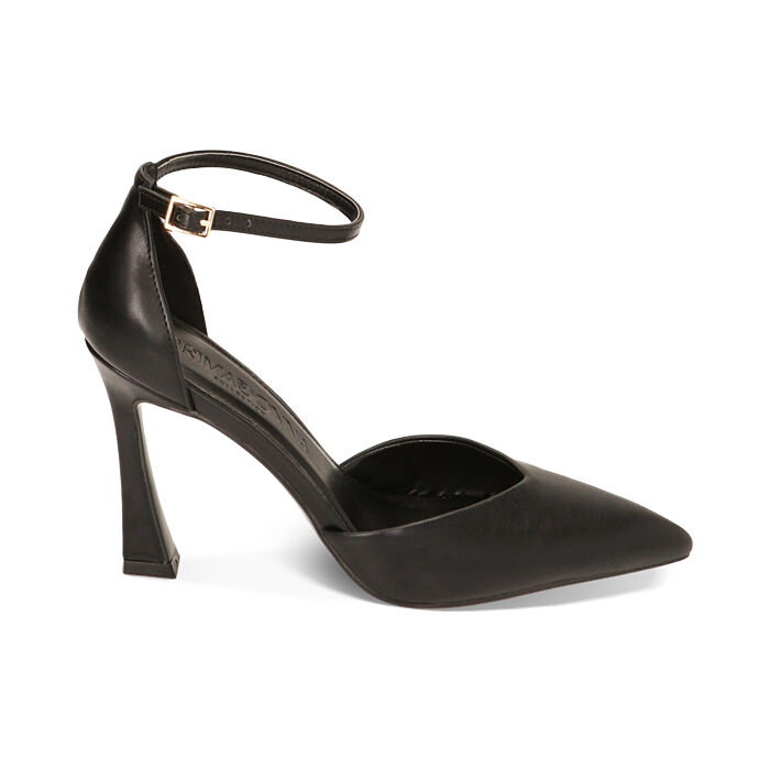 WOMEN SHOES OPEN SHANK SYNTHETIC NERO, Primadonna, 222159707EPNERO035