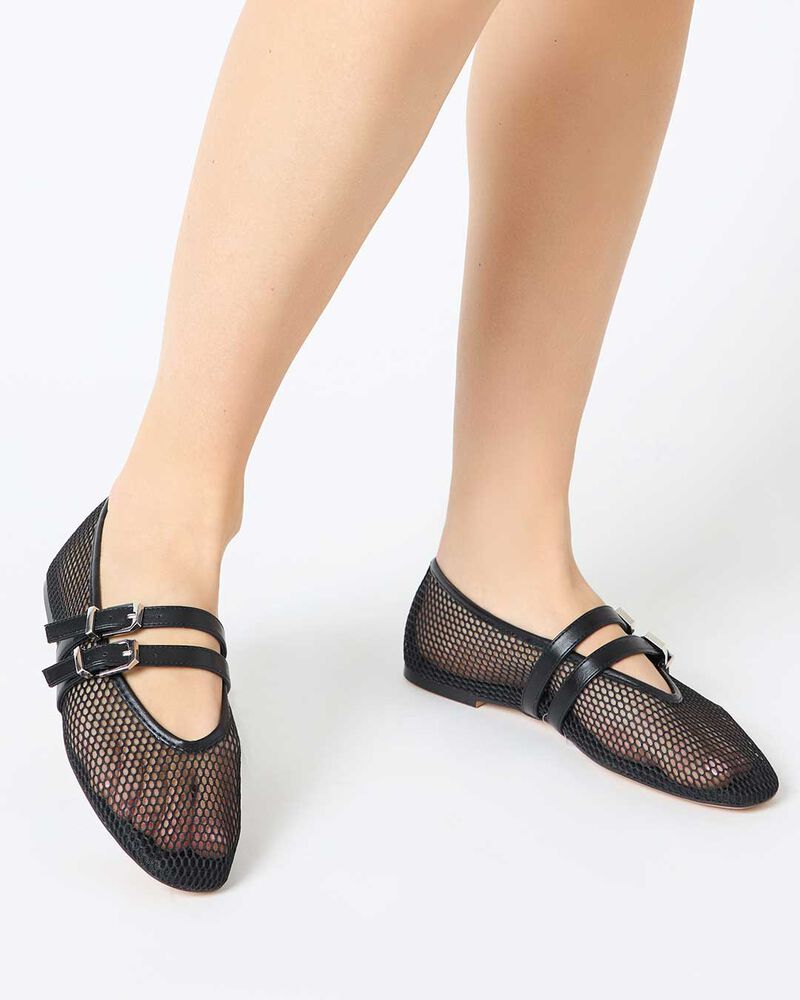 Ballerine donna nere traforate image number null
