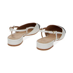 Ballerine Slingback bianco-nere, Primadonna, 234999701EPBINE035, 003 preview