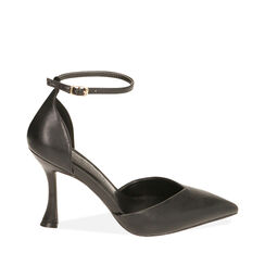 ZAPATOS OPEN SHANK SINTETICO NERO, Primadonna, 212126333EPNERO036, 001a