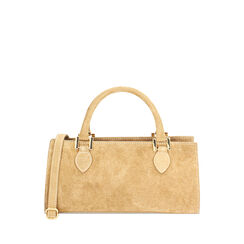 Sac &agrave; main femme taupe allong&eacute;e, Primadonna, 240804511CMTAUPUNI, 001a