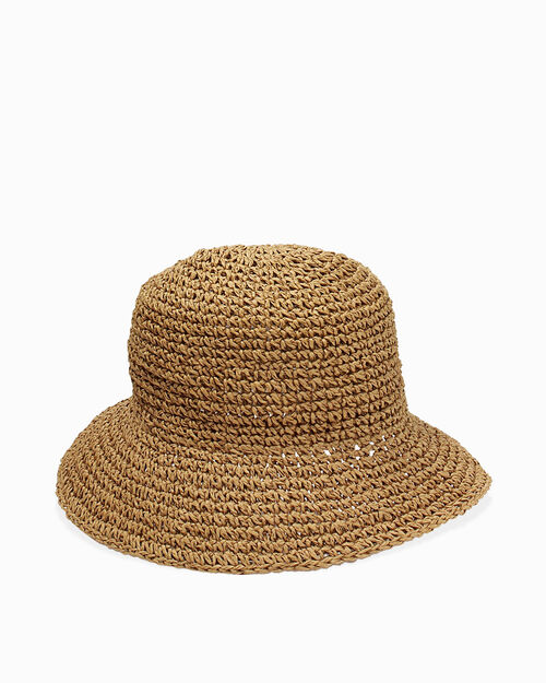 Cappello marrone da spiaggia, BROWN