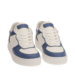 Sneakers blanc/bleu, Primadonna, 19F944236EPBIBL036, 002a