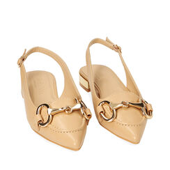 Ballerine beige slingback, Primadonna, 214974117EPBEIG035, 002a