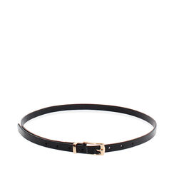 Cintura in vernice nera con dettagli eleganti, Primadonna, 26B413456VENEROUNI, 001a