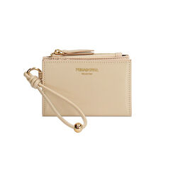 Cartera compacta beige con cierre a presi&oacute;n, Primadonna, 275102774VEBEIGUNI, 001 preview
