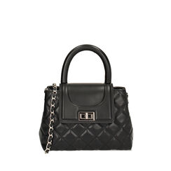 Mini bag nera matelassé, Promozioni, 245125874EPNEROUNI, 001a