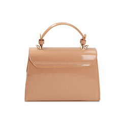 Mini bag nude in vernice, Primadonna, 225125079VENUDEUNI, 003 preview