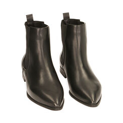 Chelsea boots flat neri in pelle, Primadonna, 20L683522PENERO036, 002 preview