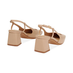 D&eacute;collet&eacute; beige tacco 6 cm, Primadonna, 272100420EPBEIG041, 004 preview