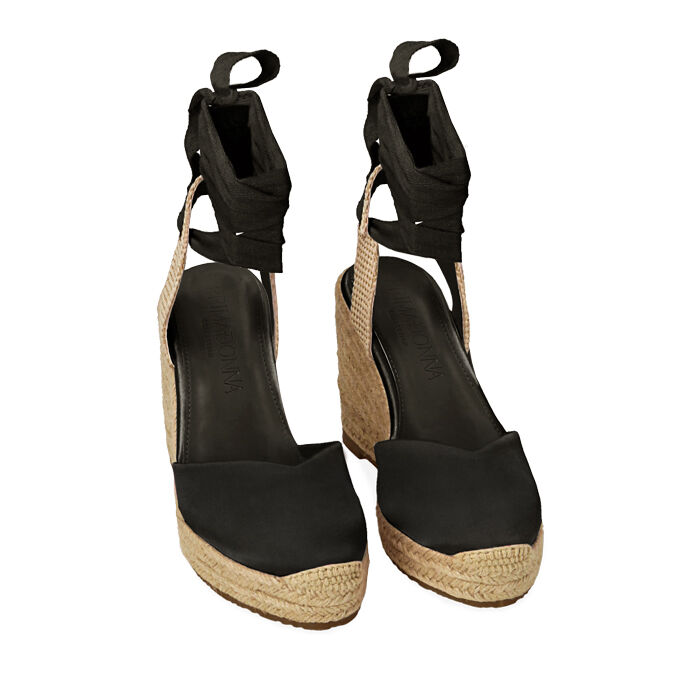 Espadrillas nere donna top