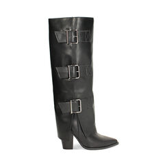 WOMEN SHOES BOOTS SYNTHETIC NERO, Primadonna, 263086301EPNERO036, 001 preview