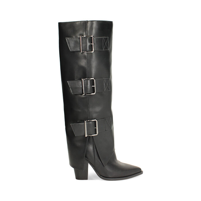 WOMEN SHOES BOOTS SYNTHETIC NERO, Primadonna, 263086301EPNERO036