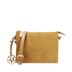 Pochette femme cognac en microfibre, Primadonna, 255701398MFCOGNUNI, 001a