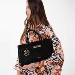 Sac &agrave; main noir avec bandouli&egrave;re amovible, Primadonna, 275700363EPNEROUNI, 002 preview
