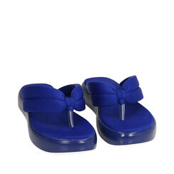 ZAPATOS FLAT LYCRA BLUE, Zapatos, 194986753LYBLUE036, 002a