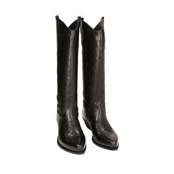 Tejanos de cuero, tacòn 5,5 cm, 21B814103PENERO039, 002a