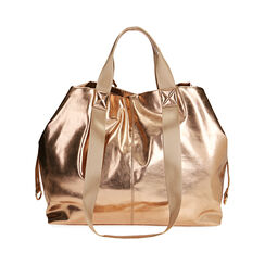 Borsa a spalla rosa oro laminato, Primadonna, 212392506LMRAORUNI, 003 preview
