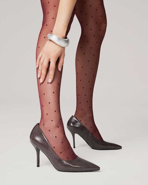 D&eacute;collet&eacute; grises tac&oacute;n 9 cm, GREY