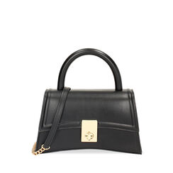 Mini bag nera a trapezio, Promozioni, 245125876EPNEROUNI, 001a