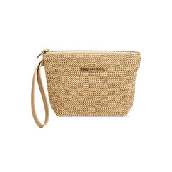 Pochette femme beige en raphia, Primadonna, 255125740RFBEIGUNI, 001 preview