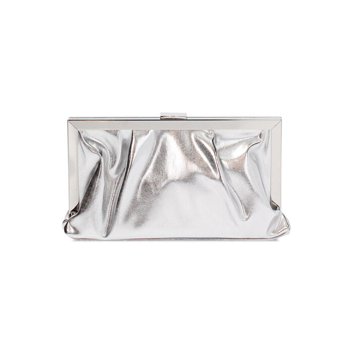 Pochette argento scintillante con tracolla removibile, Primadonna, 270300852LMARGEUNI