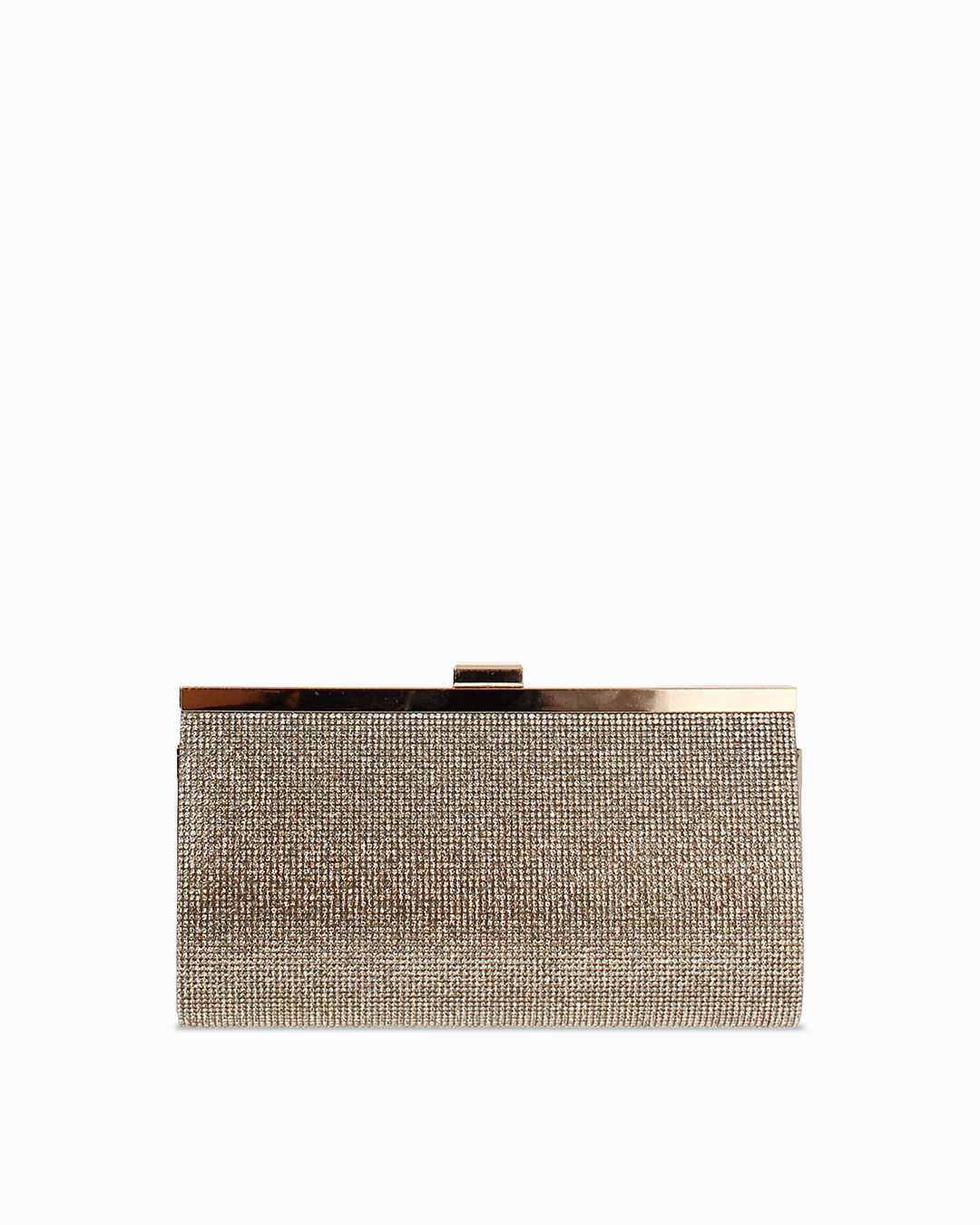 Pochette oro con pietre scintillanti