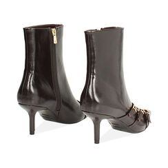 Tronchetti testa di moro con tacco di 7 cm, Primadonna, 264972612EPMORO035, 004 preview
