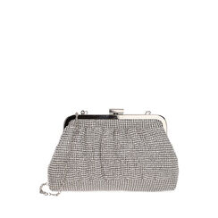 Mini bag bon ton argento metallico , Primadonna, 202321083MTARGEUNI, 001a