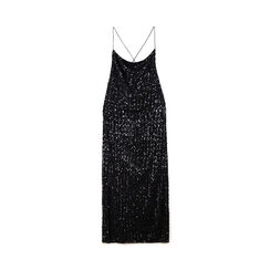 Vestito in paillettes nere con dettagli scintillanti, Primadonna, 26C925059PLNEROL, 001 preview