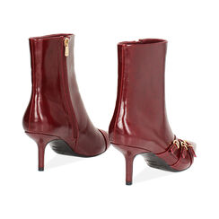 Tronchetti bordeaux con tacco di 7 cm, Primadonna, 264972612EUBORD035, 004 preview