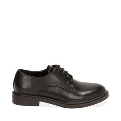 Chaussures à lacets noires , Soldes, 180611405EPNERO035, 001a
